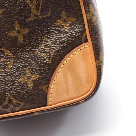 LOUIS VUITTON Brown Monogram Leather Shoulder Bag - Picture 8 of 9